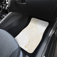 Tonga White Sunday Car Mats Lotu Tamaiti Tongan Kupesi Pattern