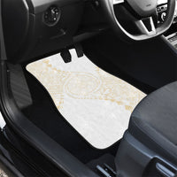 Tonga White Sunday Car Mats Lotu Tamaiti Tongan Kupesi Pattern