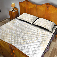 Tonga White Sunday Quilt Bed Set Lotu Tamaiti Tongan Kupesi Pattern