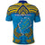 Tuvalu Independence Day Polo Shirt Coat Of Arms With Polynesian Dolphin Tattoo LT05 - Polynesian Pride