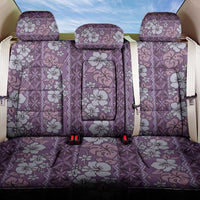 Hawaii Vintage Violet Hibiscus Tapa Pattern Back Car Seat Cover LT05 One Size Violet - Polynesian Pride