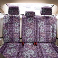 Hawaii Vintage Violet Hibiscus Tapa Pattern Back Car Seat Cover LT05 - Polynesian Pride