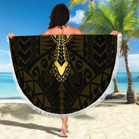 Polynesia Beach Blanket With Christian Cross LT05 - Wonder Print Shop