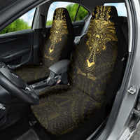 Personalized Polynesia Car Seat Cover With Christian Cross LT05 - Polynesian Pride
