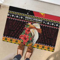 Papua New Guinea Christmas Rubber Doormat Bird Of Paradise Hamamas Krismas