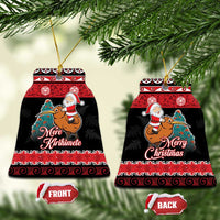 New Zealand Christmas Ceramic Ornament Funny Santa Riding Kiwi Meri Kirihimete