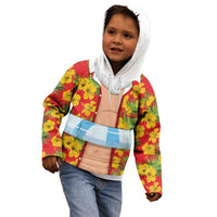 Polynesia Santa Claus Costume Kid Hoodie Tropical Vibe