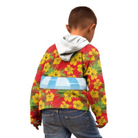 Polynesia Santa Claus Costume Kid Hoodie Tropical Vibe