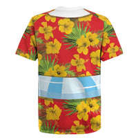 Polynesia Santa Claus Costume Rugby Jersey Tropical Vibe