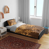 Tiare Tahiti Bedding Set Brown Polynesia Motifs - Polynesian Pride