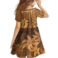 Tiare Tahiti Family Matching Tank Maxi Dress and Hawaiian Shirt Brown Polynesia Motifs - Polynesian Pride