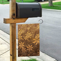 Tiare Tahiti Garden Flag Brown Polynesia Motifs - Polynesian Pride