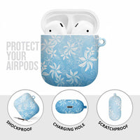Tiare Tahiti AirPods Case Blue Polynesia Motifs - Polynesian Pride