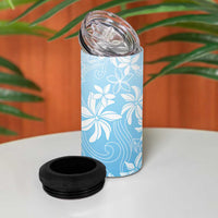 Tiare Tahiti 4 in 1 Can Cooler Tumbler Blue Polynesia Motifs - Polynesian Pride