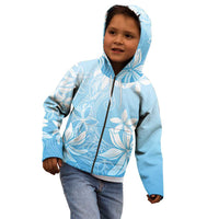Tiare Tahiti Kid Hoodie Blue Polynesia Motifs - Polynesian Pride