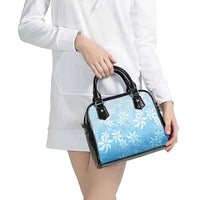 Tiare Tahiti Shoulder Handbag Blue Polynesia Motifs LT05 - Polynesian Pride