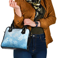 Tiare Tahiti Shoulder Handbag Blue Polynesia Motifs LT05 - Polynesian Pride