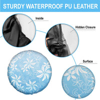 Tiare Tahiti Spare Tire Cover Blue Polynesia Motifs LT05 - Polynesian Pride