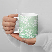 Tiare Tahiti Ceramic Mug Matcha Polynesia Motifs - Polynesian Pride