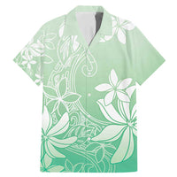 Tiare Tahiti Family Matching Mermaid Dress and Hawaiian Shirt Matcha Polynesia Motifs - Polynesian Pride