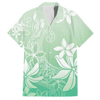 Tiare Tahiti Hawaiian Shirt Matcha Polynesia Motifs - Polynesian Pride