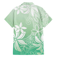 Tiare Tahiti Hawaiian Shirt Matcha Polynesia Motifs - Polynesian Pride