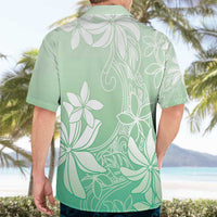 Tiare Tahiti Hawaiian Shirt Matcha Polynesia Motifs - Polynesian Pride