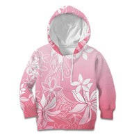 Tiare Tahiti Kid Hoodie Pink Polynesia Motifs - Polynesian Pride