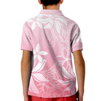 Tiare Tahiti Kid Polo Shirt Pink Polynesia Motifs - Polynesian Pride