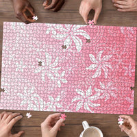 Tiare Tahiti Puzzle Pink Polynesia Motifs - Polynesian Pride