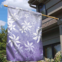 Tiare Tahiti Garden Flag Purple Polynesia Motifs - Polynesian Pride