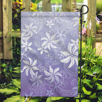 Tiare Tahiti Garden Flag Purple Polynesia Motifs - Polynesian Pride