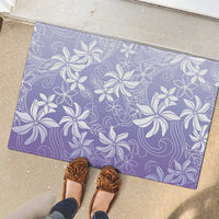 Tiare Tahiti Rubber Doormat Purple Polynesia Motifs - Polynesian Pride