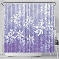 Tiare Tahiti Shower Curtain Purple Polynesia Motifs LT05 - Polynesian Pride