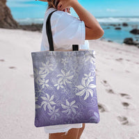 Tiare Tahiti Tote Bag Purple Polynesia Motifs - Polynesian Pride