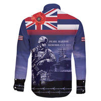 Hawaii Pearl Harbor Remembrance Day Family Matching Tank Maxi Dress and Hawaiian Shirt Flag Style LT05 - Polynesian Pride