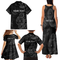 Personalized Pearl Harbor Remembrance Day Family Matching Tank Maxi Dress and Hawaiian Shirt We Will Always Remember LT05 - Polynesian Pride