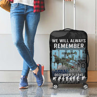 Pearl Harbor Remembrance Day Luggage Cover We Will Always Remember LT05 - Polynesian Pride