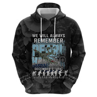 Personalized Pearl Harbor Remembrance Day Zip Hoodie We Will Always Remember LT05 - Polynesian Pride