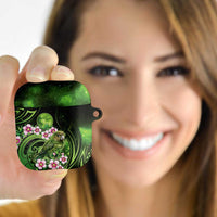 New Zealand Aotearoa Kakapo AirPods Case Maori Pattern With Manuka Galaxy Style - Polynesian Pride