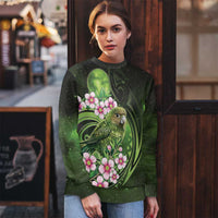 New Zealand Aotearoa Kakapo Ugly Christmas Sweater Maori Pattern With Manuka Galaxy Style - Polynesian Pride