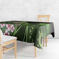 New Zealand Aotearoa Kakapo Tablecloth Maori Pattern With Manuka Galaxy Style - Polynesian Pride