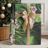 New Zealand Aotearoa Kakapo Wrapping Paper Maori Pattern With Manuka Galaxy Style