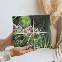 New Zealand Aotearoa Kakapo Wrapping Paper Maori Pattern With Manuka Galaxy Style