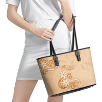 New Zealand Auckland Folk Festival Leather Tote Bag Vintage Style LT05 - Polynesian Pride