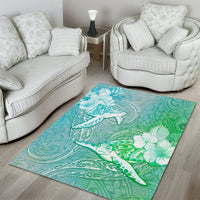 Couple Sea Turtle One Love One Heart Area Rug LT05 - Polynesian Pride