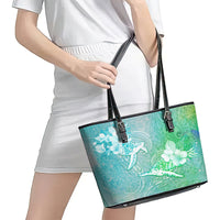 Couple Sea Turtle One Love One Heart Leather Tote Bag LT05 - Polynesian Pride