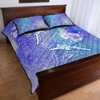 Couple Blue Sea Turtle Heart Love Quilt Bed Set LT05 - Polynesian Pride