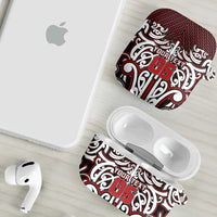 Custom Aotearoa Ngapuhi AirPods Case Maori Tribal Pattern Mix Poutama