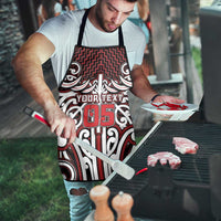 Custom Aotearoa Ngapuhi Apron Maori Tribal Pattern Mix Poutama